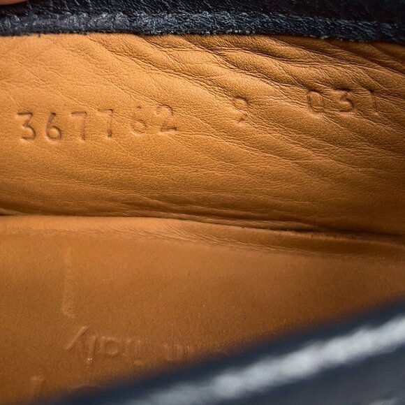 Gucci 1955 Horsebit Loafers Heels Blue Grain Leather 9 G or 9.5 US or 43 EUR main image 4